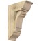 Ekena Millwork Merced Traditional Rough Sawn Bracket w/ Offset Brace, Douglas Fir, 8"W x 18"D x 26"H BKT0806X18X26MRC01RDF - alternate 1